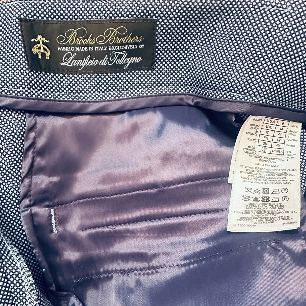 NWoT Brooks Brothers Suit in Birdseye Stretch Wool - Picture 14 of 16